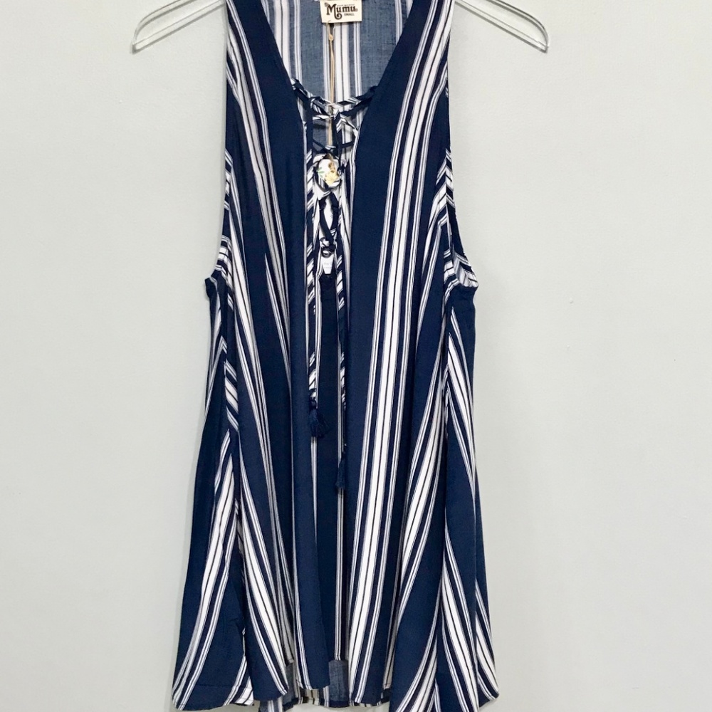 Show Me Your Mumu Rancho Mirage Lace-Up Dress S - Picture 2 of 7